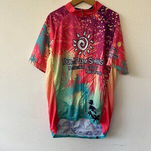 Primal Men's Cycling‎ Jersey Large Tour de Palm Springs Coachella Valley Pocket